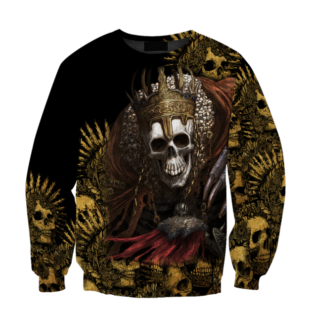 Unique King Skull Hoodie For Men And Women MEI