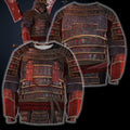 3D All Over Printed Samurai Armor Tops For Men-Apparel-HP Arts-Sweatshirt-S-Vibe Cosy™