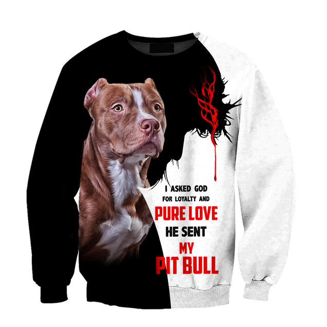 Premium God Sent Me My Pit Bull Unisex Shirts