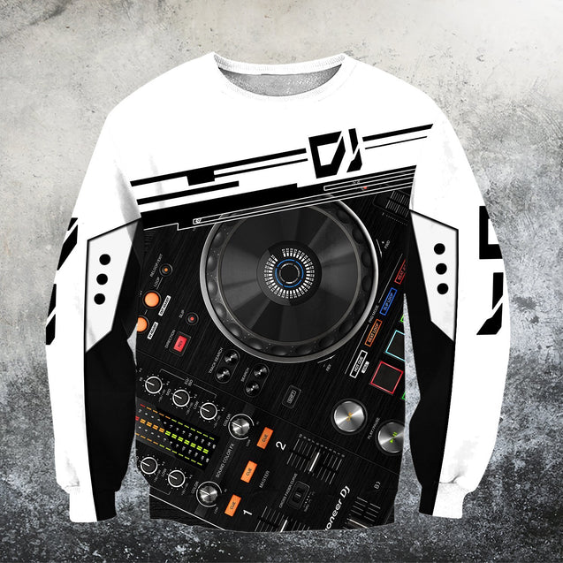 DJ player music 3d hoodie, t-shirt, sweatshirt for men and women HG HAC41201-Apparel-HG-Sweater-S-Vibe Cosy™