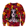 All Over Printed Mexican Day Of The Dead Hoodie TR0409206-MEI