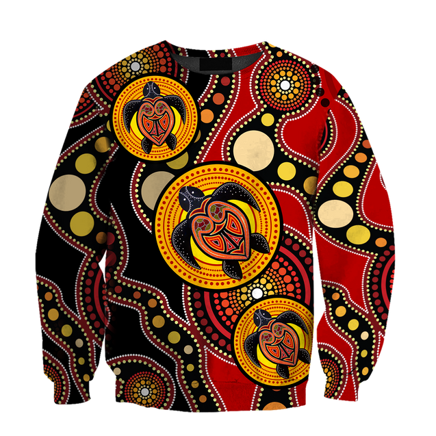 Aboriginal Australia Indigenous Turtles Painting Art shirts for men and women TR2606202S