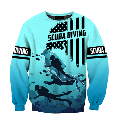 America Scuba Diving Unisex Shirts