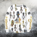 3D All Over Printed Pigeons Hoodie-Apparel-HP Arts-Sweat Shirt-S-Vibe Cosy™