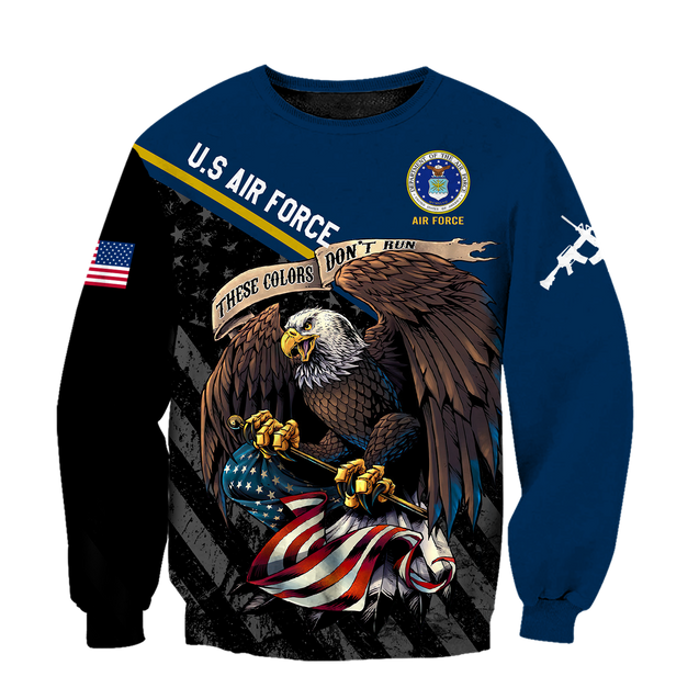 US Veteran Air Force 3d all over printed shirts for men and women TR3005202S-Apparel-Huyencass-Sweat Shirt-S-Vibe Cosy™