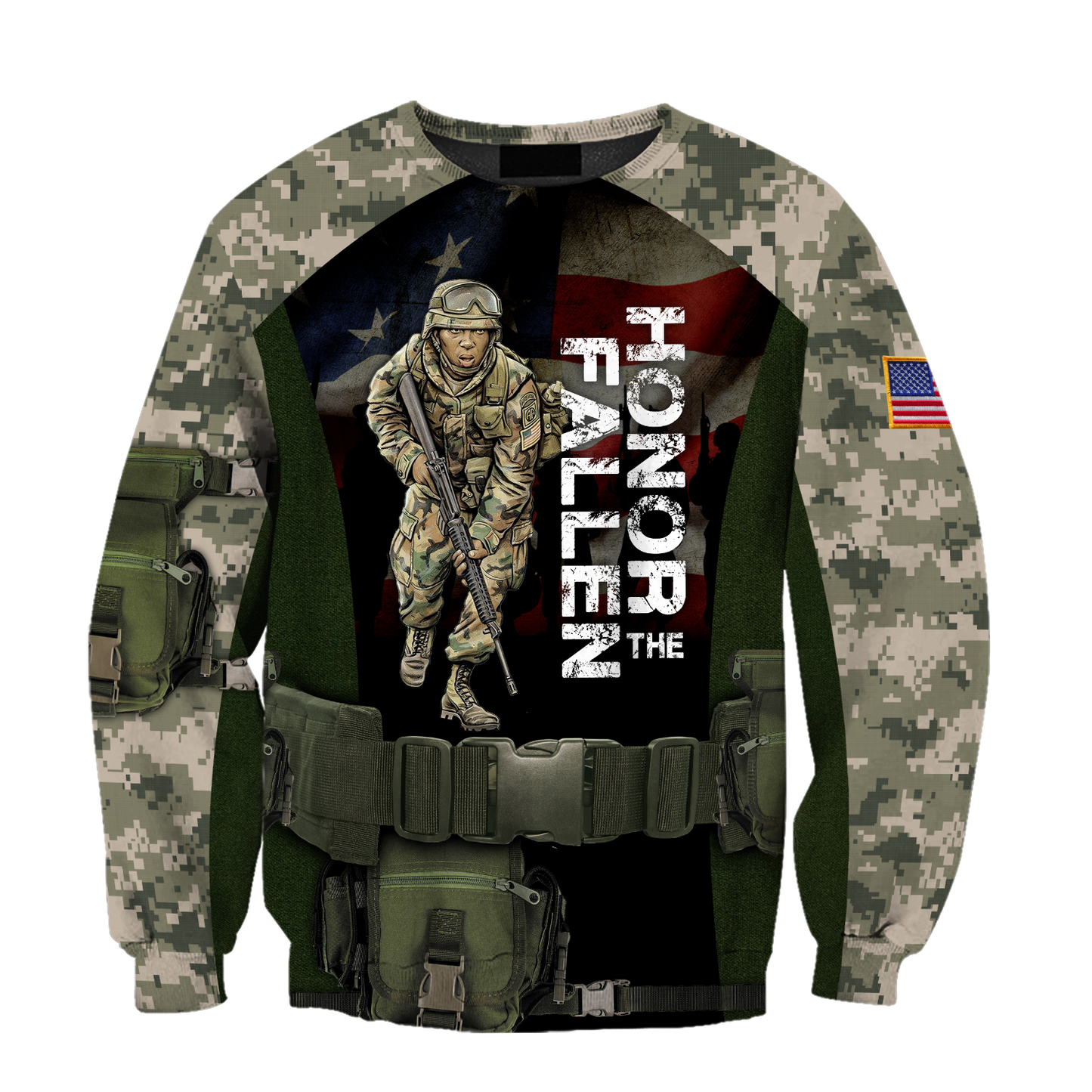 Honor The Fallen 3D All Over Printed Shirts For Men and Women TRPT1610203