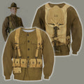 3D All Over Printed U.S. WWI Soldier Shirts-Apparel-HP Arts-Sweatshirt-S-Vibe Cosy™