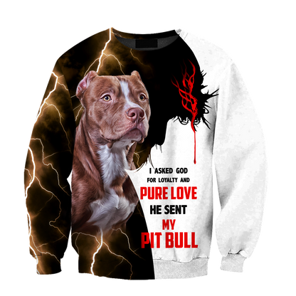 Premium God Sent Me My Pit Bull Unisex Shirts DL1006206