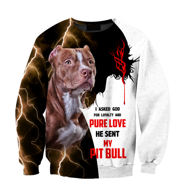 Premium God Sent Me My Pit Bull Unisex Shirts DL1006206