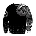 3D All Over Print Viking Wolf Hoodie NTN08252001