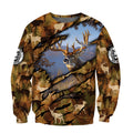 Deer Hunting Customize Name 3D hoodie shirt for men and women NTN09152001