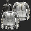 3D All Over Printed Knight Armor Tops-Apparel-HP Arts-Sweatshirt-S-Vibe Cosy™