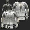 3D All Over Printed Knight Armor Tops-Apparel-HP Arts-Sweatshirt-S-Vibe Cosy™