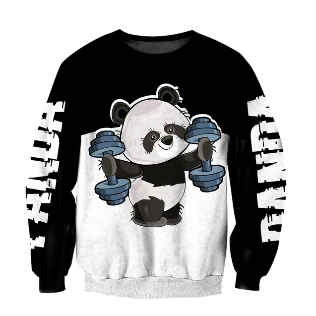 Gymmer Panda 3D all over printed shirts for men and women AZ251201 PL-Apparel-PL8386-sweatshirt-S-Vibe Cosy™