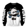 Gymmer Panda 3D all over printed shirts for men and women AZ251201 PL-Apparel-PL8386-sweatshirt-S-Vibe Cosy™