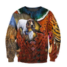 Pheasant GSP Hunting 3D All Over Printed Shirts For Men And Women AZ100102-Apparel-MP-Sweatshirts-S-Vibe Cosy™