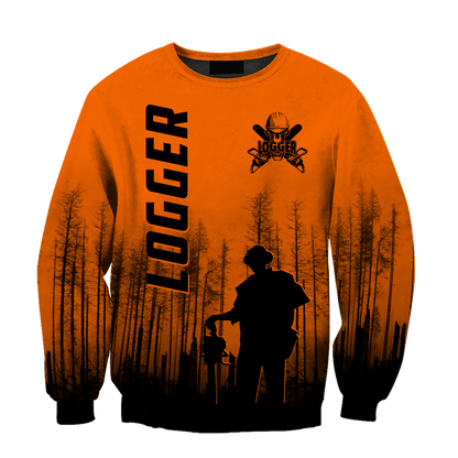 Premium Logger Man Orange Unisex Shirts DL20052017