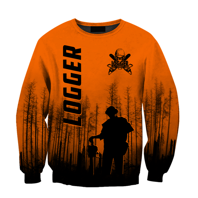 Premium Logger Man Orange Unisex Shirts DL20052017