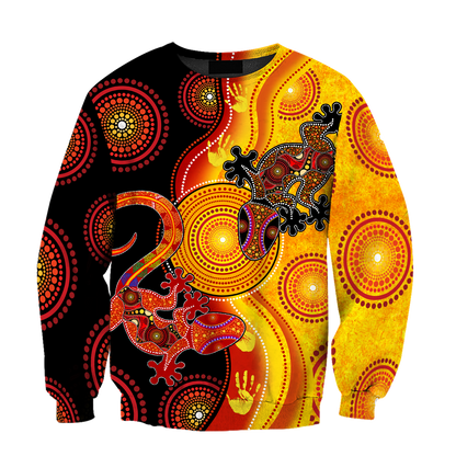 Aboriginal Australia Indigenous Lizards and the Sun shirts for men and women