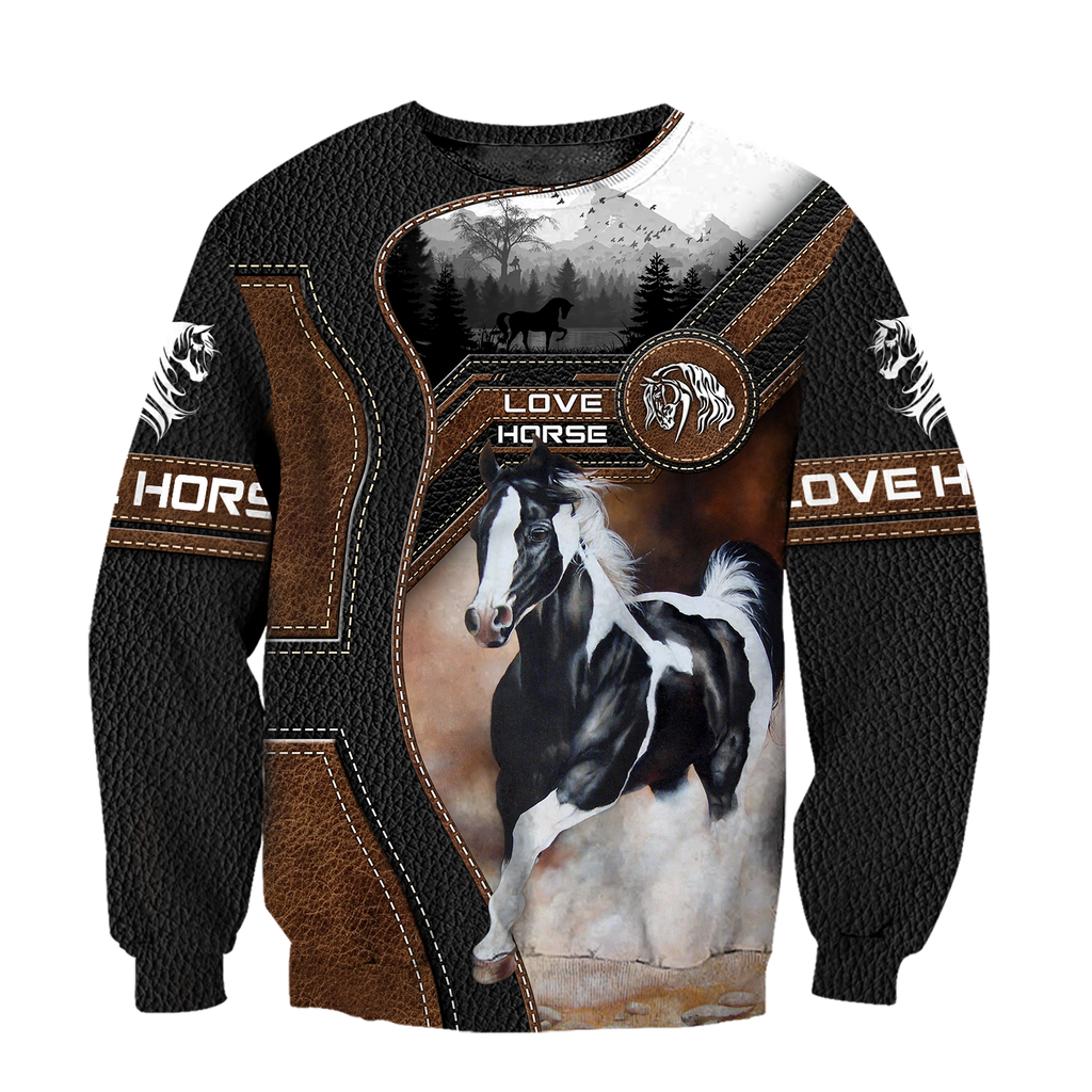 American Paint Horse3D All Over Printed Shirts-Apparel-TA-Sweatshirts-S-Vibe Cosy™