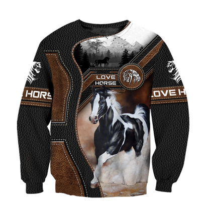 American Paint Horse3D All Over Printed Shirts-Apparel-TA-Sweatshirts-S-Vibe Cosy™