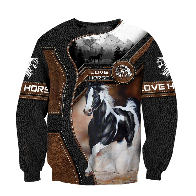 American Paint Horse3D All Over Printed Shirts-Apparel-TA-Sweatshirts-S-Vibe Cosy™