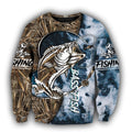 Sea Bass Fishing Huk up Gear 3D Shirts for Men and Women TR021201 - Amaze Style™-Apparel