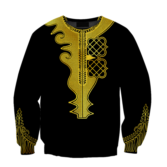 Black Panther African Classic Pattern 3D All Over Print Hoodie