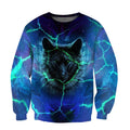 All Over Printed Magical Wolf Hoodie MEI