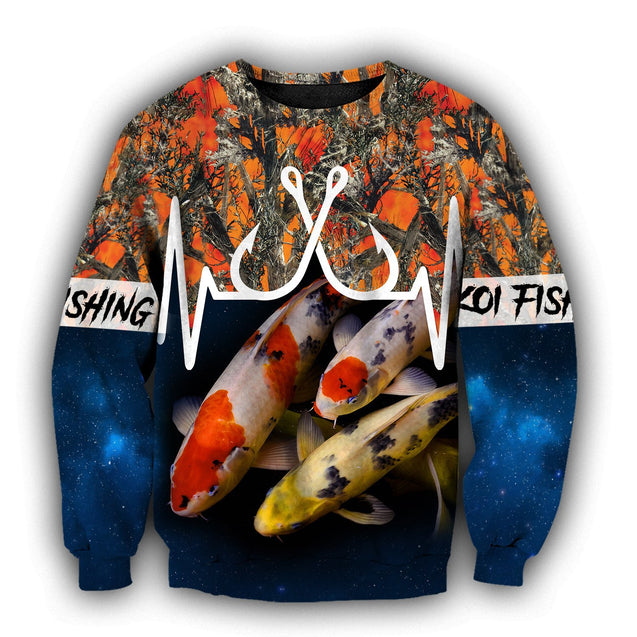 Koi Fishing Camo 3D all over printing shirts for men and women TR110203 - Amaze Style™-Apparel