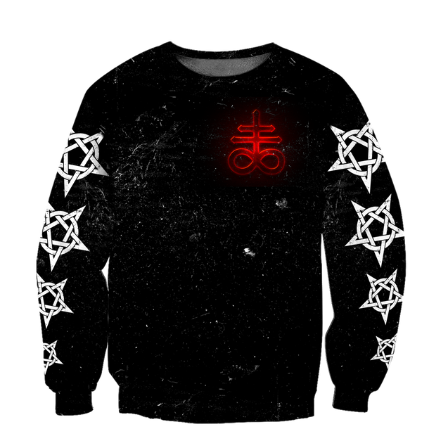 The Satanic Baphomet 3D  All Over Printed Hoodie MP853 - Amaze Style™-Apparel