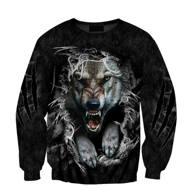 Angry Wolf Art Shirts For Men And Women TR1211203