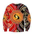 Aboriginal Kangaroo Australia Indigenous Painting Art shirts for men and women-Apparel-Huyencass-Sweat Shirt-S-Vibe Cosy™