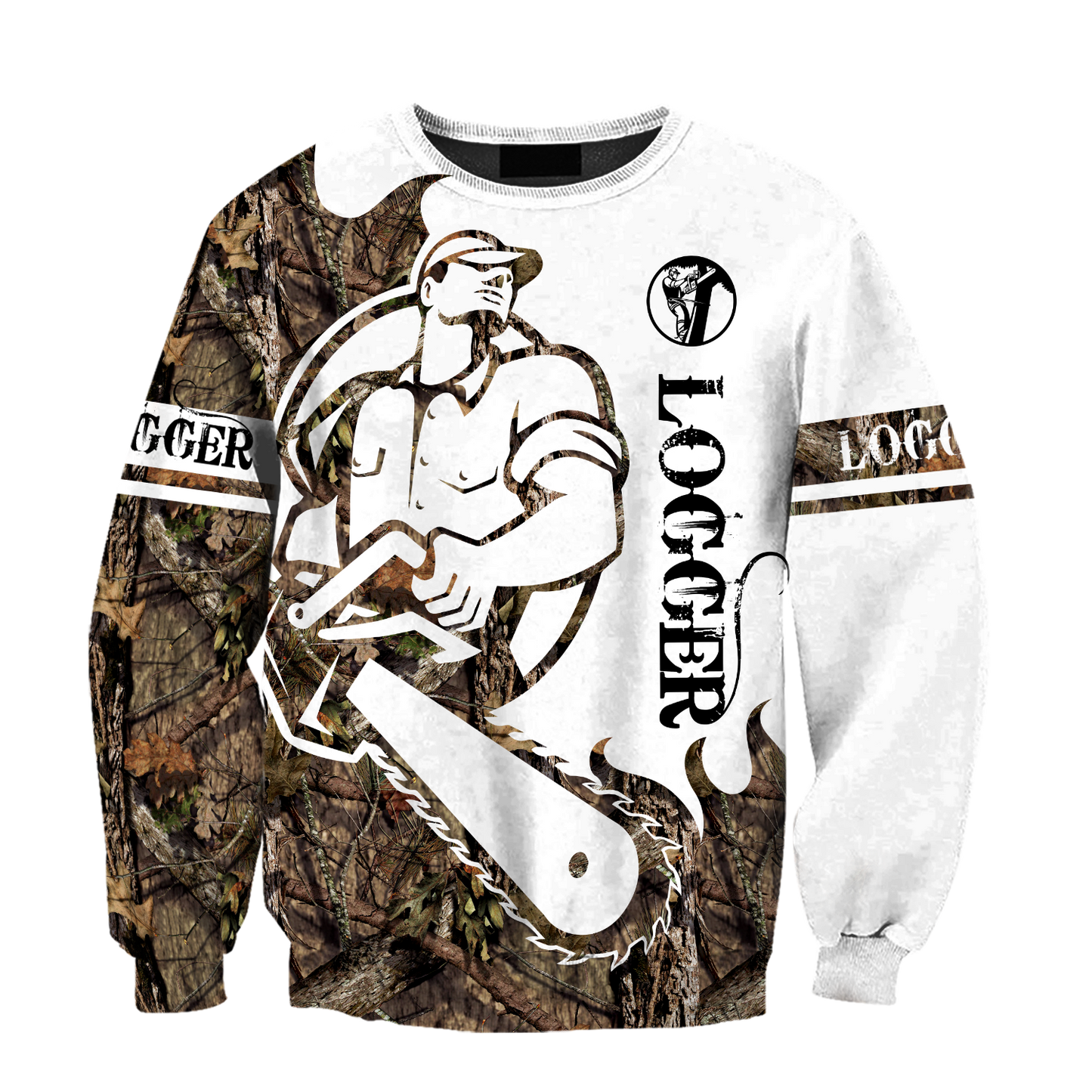 Logger Man Tattoo Camo Unisex Shirts TRST1010201