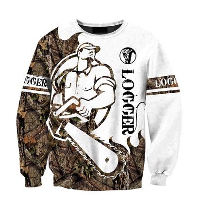 Logger Man Tattoo Camo Unisex Shirts TRST1010201