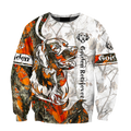 Deer Hunting Golden Retriever Camo 3D All Over Print  Hoodie TR1708203S