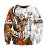 Deer Hunting Golden Retriever Camo 3D All Over Print  Hoodie TR1708203S