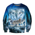 Native Wolf 3D All Over Print Hoodie T Shirt For Men and Women NTN09052001