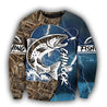 Chinook Fishing Salmon camo all over printed shirts for men and women blue color TR040101 - Amaze Style™-Apparel