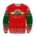 3D Over Printed Friends Christmas Collection HG2491 HAC08-Apparel-HG-Sweatshirt-S-Vibe Cosy™