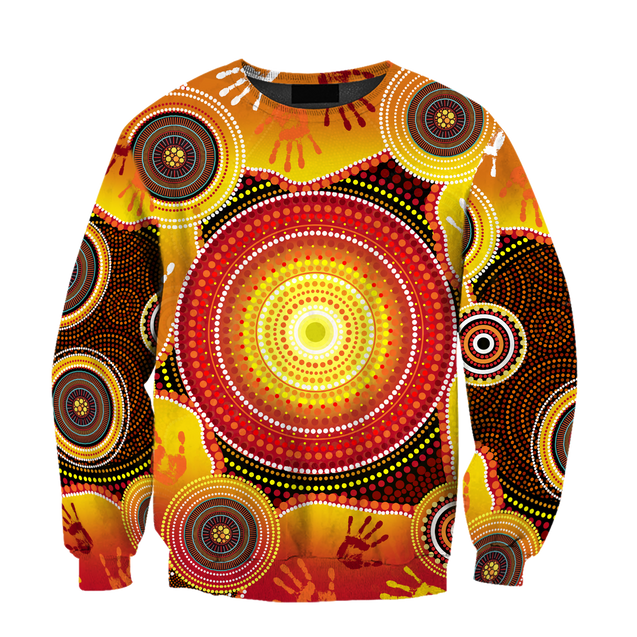 Aboriginal Indigenous Circle Dot Painting Shirt For Men And Women