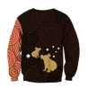 Australia In My Heart Aboriginal Tattoo Koala Hoodie Yellow AZ200201-Apparel-PL8386-Hoodie-S-Vibe Cosy™