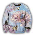 Butterfly Sweet Garden 3D Winter Clothes TR091104-Apparel-NNK-Sweat Shirt-S-Vibe Cosy™