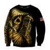 Skull Roofer All Over Printed Hoodie For Men MEI