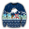 HC Christmas Santa Fishing YOLO - Blue TR131102 - Amaze Style™-Apparel