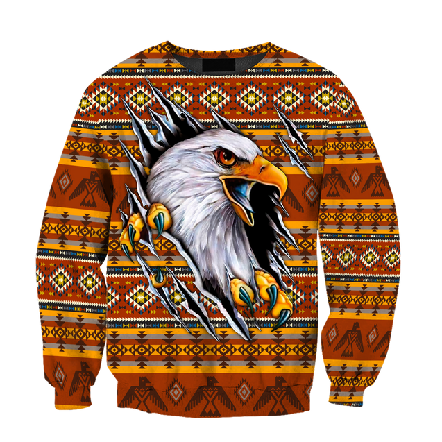 Eagle Native American Hoodie 3D All Over Printed Shirts TR0409202-LAM