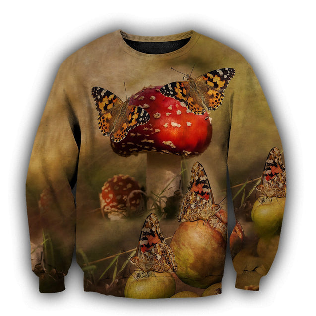 Butterfly Sweet Garden 3D Winter Clothes TR091105-Apparel-NNK-Sweat Shirt-S-Vibe Cosy™