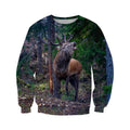 3D All Over Printed Deer T-shirt Hoodie-Apparel-6teenth World-Sweatshirt-S-Vibe Cosy™