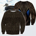 3D All Over Printed Female Mallard Duck Cover-Apparel-HP Arts-Sweatshirt-S-Vibe Cosy™