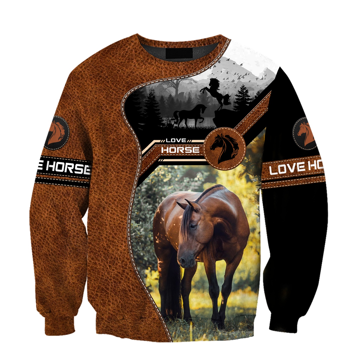 Love Horse 3D All Over Printed Shirts For Men and Women TA08312004